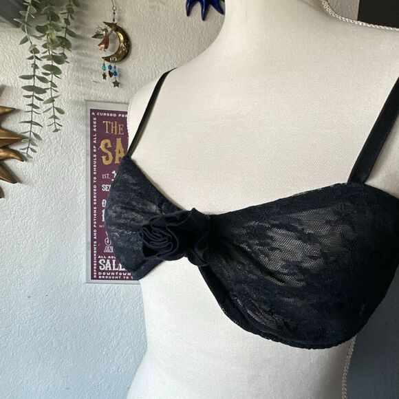 Lioness Size XL navy blue Lace Bralette NWOT - Picture 3 of 4
